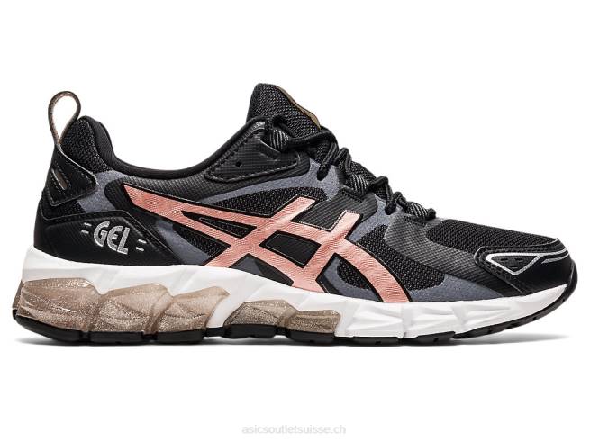 gel quantique 180 noir/or rose Asics L6N0K4030