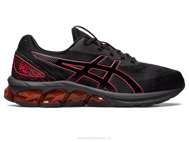 gel quantique 180 vii alerte noire/rouge Asics L6N0K742