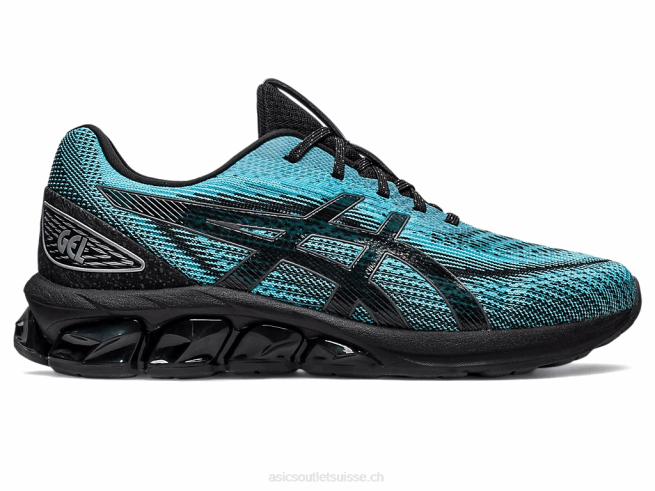 gel quantique 180 vii cyan brillant/noir Asics L6N0K132