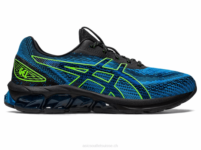 gel quantique 180 vii noir/bleu directoire Asics L6N0K815