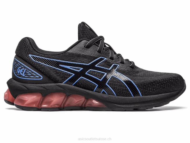 gel quantique 180 vii noir/bleu pervenche Asics L6N0K2336
