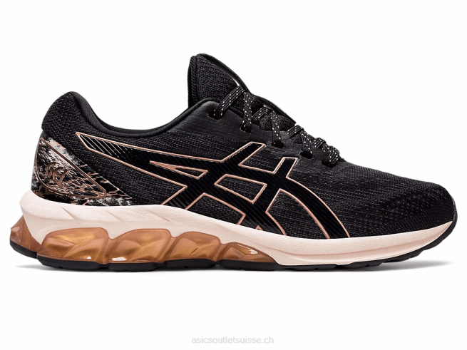 gel quantique 180 vii noir/or rose Asics L6N0K2908