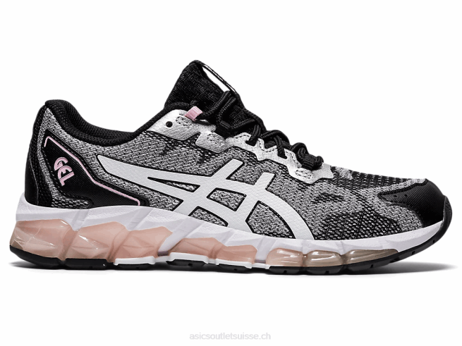 gel quantique 360 ​​6 noir blanc Asics L6N0K4032
