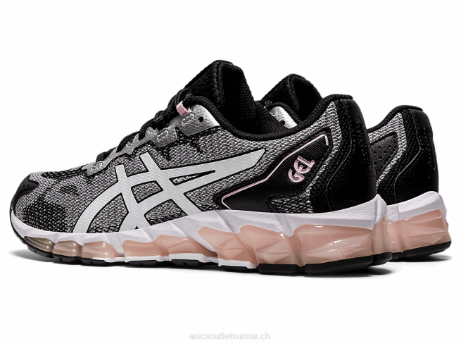 gel quantique 360 ​​6 noir blanc Asics L6N0K4032