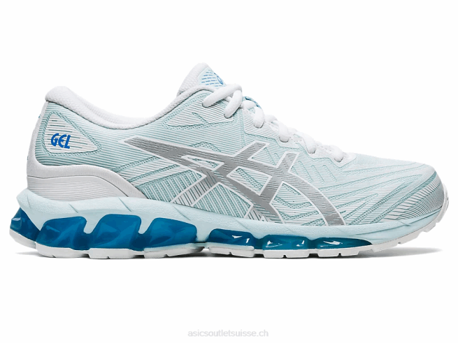 gel quantique 360 ​​vii ange aqua/blanc Asics L6N0K2745