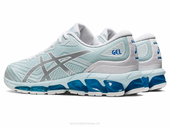 gel quantique 360 ​​vii ange aqua/blanc Asics L6N0K2745