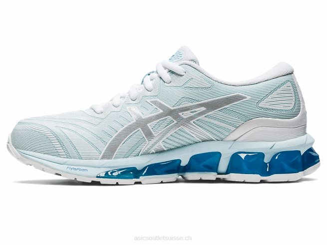 gel quantique 360 ​​vii ange aqua/blanc Asics L6N0K2745