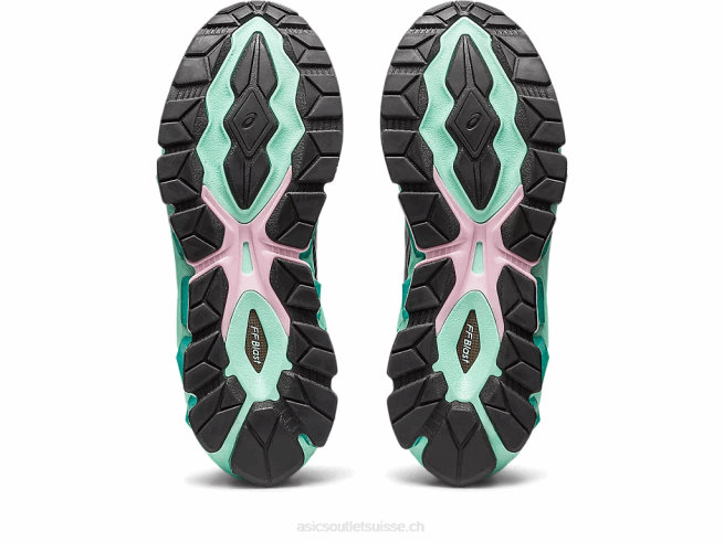 gel quantique 360 ​​vii glace noire/fraîche Asics L6N0K2190