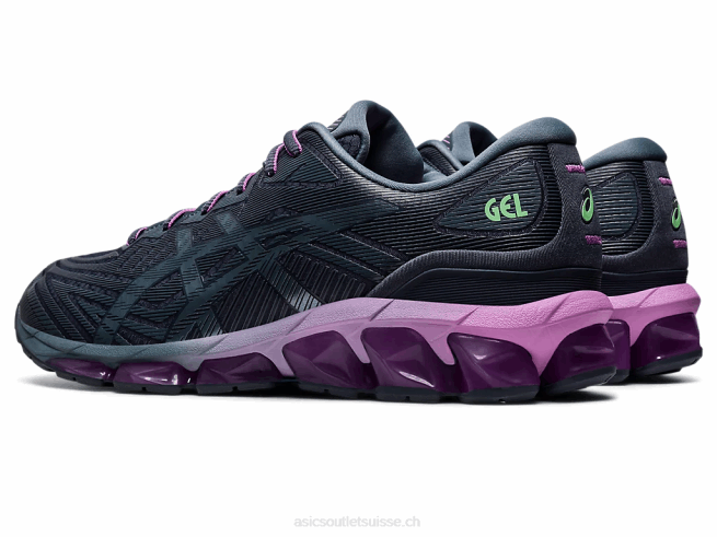 gel quantique 360 ​​vii goudron / cuirassé Asics L6N0K737