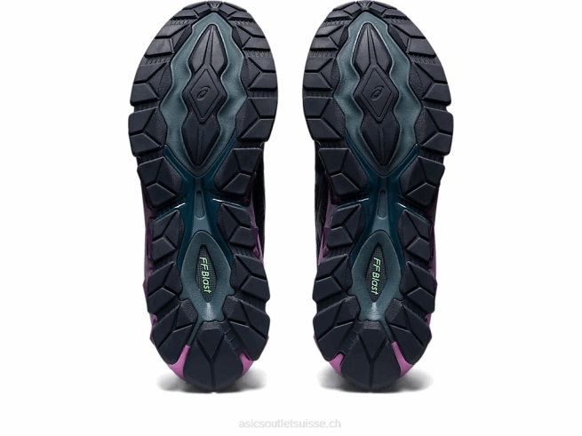 gel quantique 360 ​​vii goudron / cuirassé Asics L6N0K737