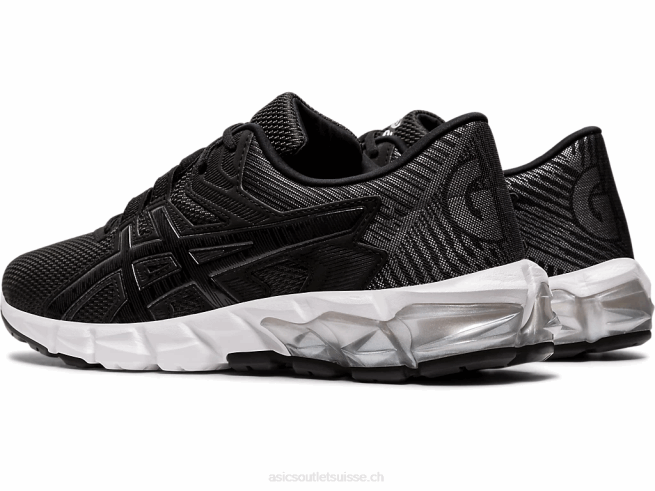 gel quantique 90 2 gris graphite/noir Asics L6N0K4084