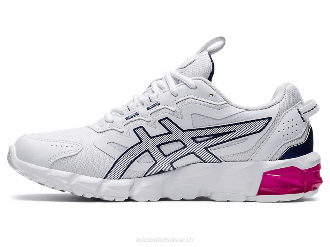 gel quantique 90 3 blanc/bleu tonnerre Asics L6N0K3870