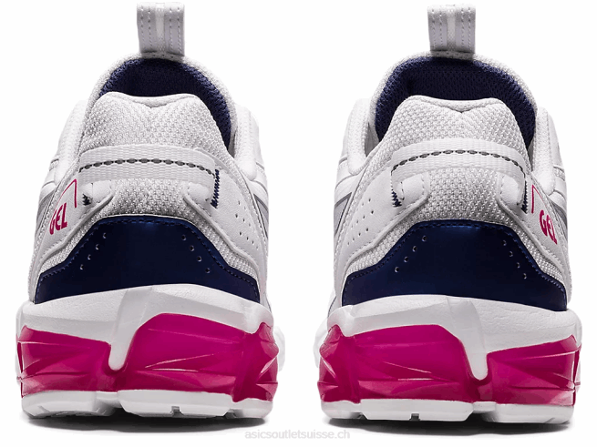 gel quantique 90 3 blanc/bleu tonnerre Asics L6N0K3870