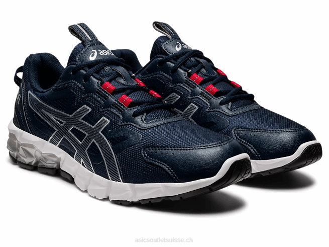 gel quantique 90 3 bleu français/argent pur Asics L6N0K721