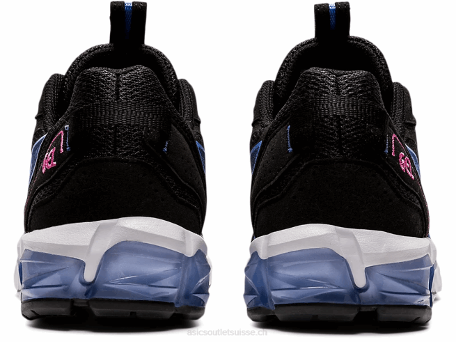 gel quantique 90 3 noir/bleu pervenche Asics L6N0K3907