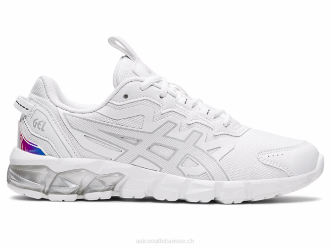 gel quantique 90 blanc/gris piémont Asics L6N0K3313