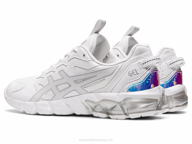 gel quantique 90 blanc/gris piémont Asics L6N0K3313