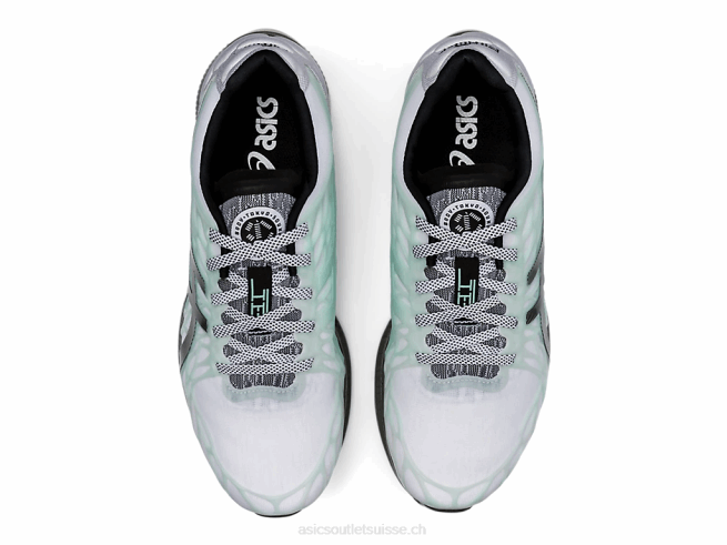 gel quantique infini 2 blanc noir Asics L6N0K3585