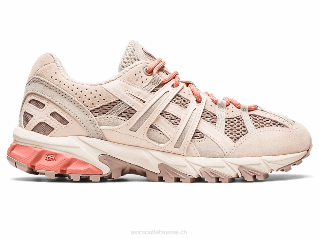 gel-sonoma 15-50 blanc pêche/fauve Asics L6N0K2626