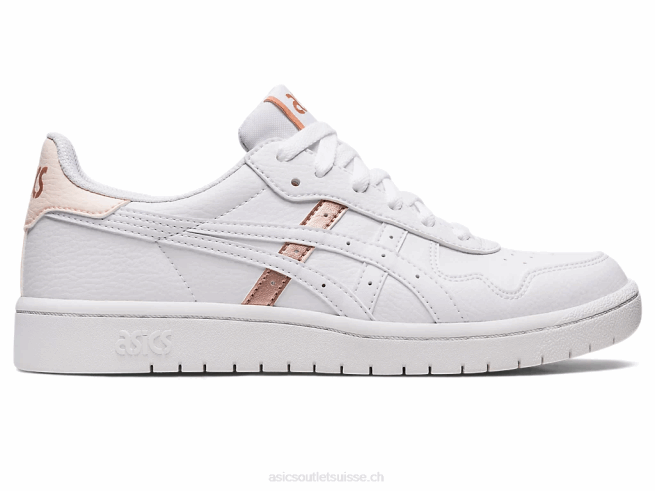 le japon blanc/or rose Asics L6N0K2608