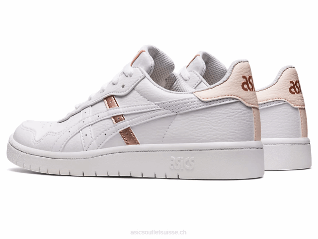 le japon blanc/or rose Asics L6N0K2608