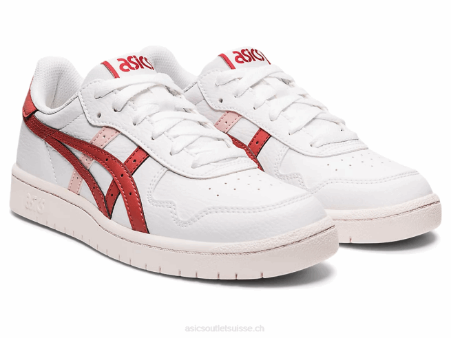 le japon blanc/rouge brique Asics L6N0K2904