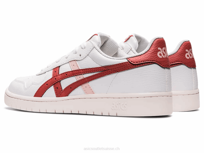 le japon blanc/rouge brique Asics L6N0K2904