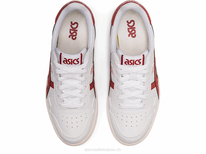 le japon blanc/rouge brique Asics L6N0K2904