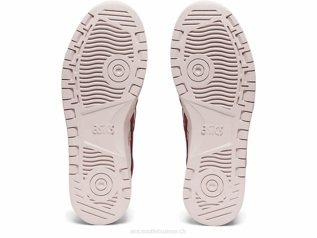 le japon blanc/rouge brique Asics L6N0K2904