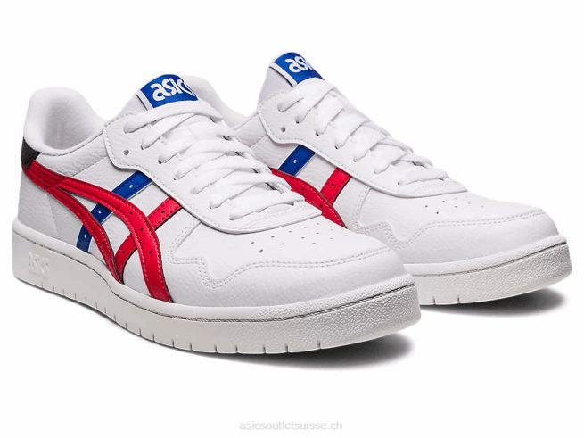 le japon blanc/rouge classique Asics L6N0K648