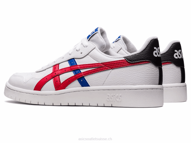 le japon blanc/rouge classique Asics L6N0K648