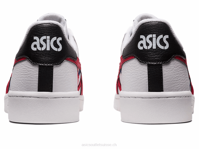 le japon blanc/rouge classique Asics L6N0K648