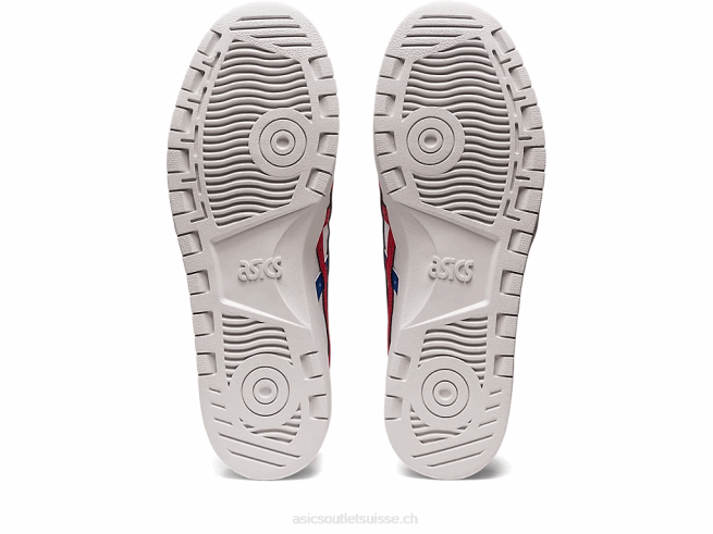 le japon blanc/rouge classique Asics L6N0K648