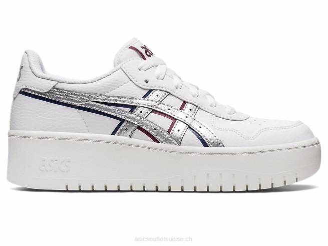 le japon s pf blanc/argent pur Asics L6N0K2225
