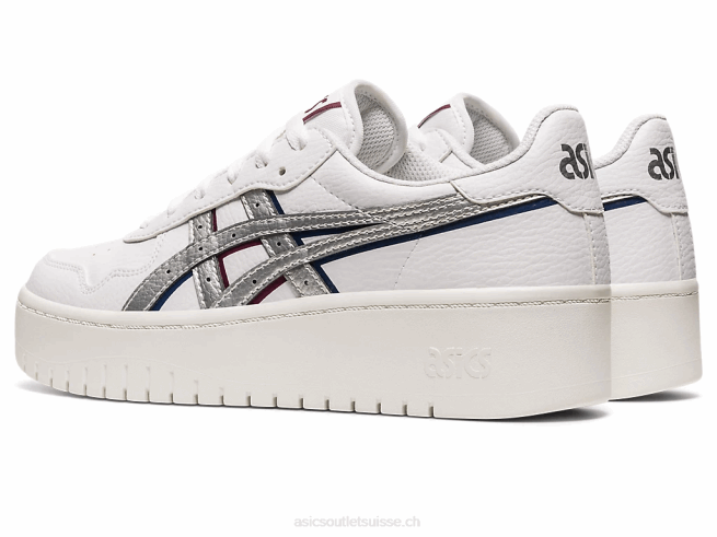 le japon s pf blanc/argent pur Asics L6N0K2225