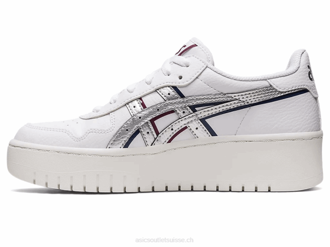 le japon s pf blanc/argent pur Asics L6N0K2225