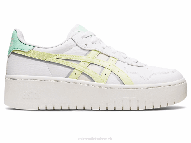 le japon s pf blanc/jaune Asics L6N0K2230