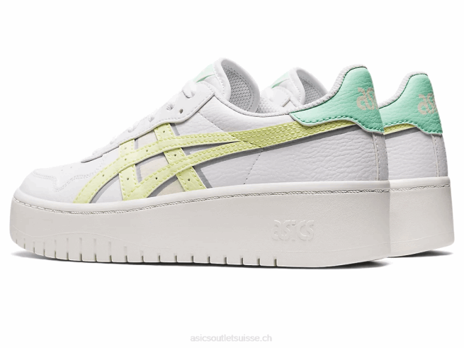 le japon s pf blanc/jaune Asics L6N0K2230