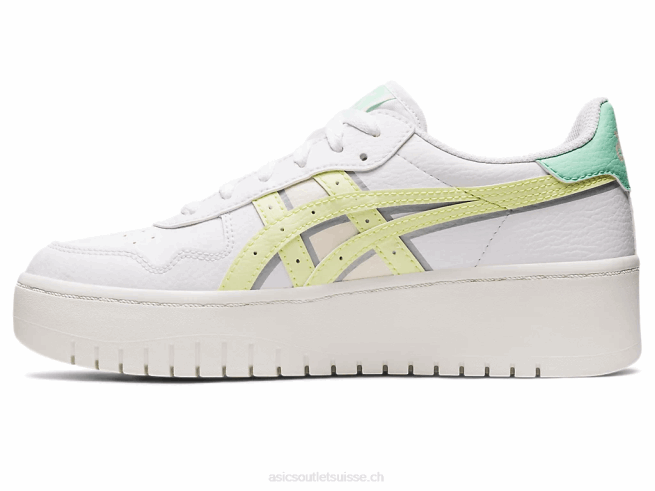 le japon s pf blanc/jaune Asics L6N0K2230