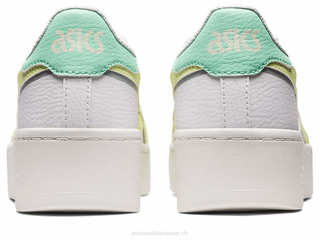 le japon s pf blanc/jaune Asics L6N0K2230