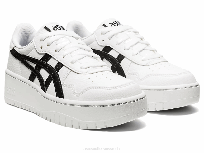 le japon s pf blanc noir Asics L6N0K4147