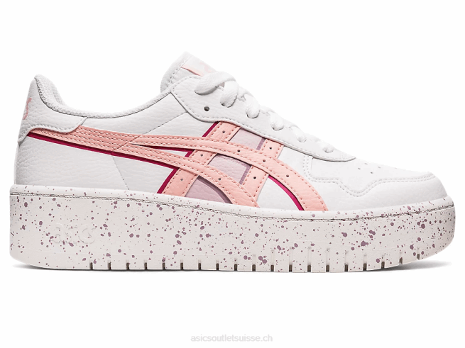 le japon s pf blanc/rose givré Asics L6N0K2709