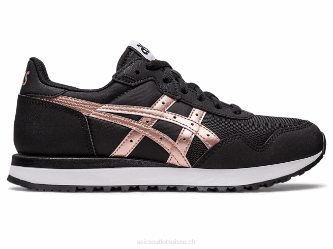 tigre coureur ii noir/or rose Asics L6N0K2290