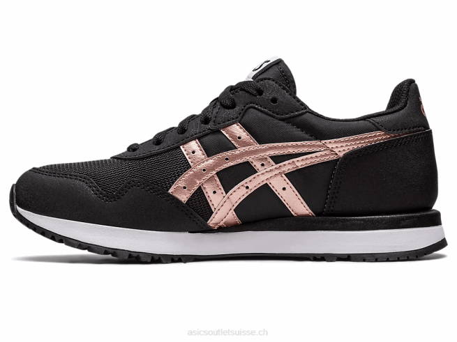 tigre coureur ii noir/or rose Asics L6N0K2290