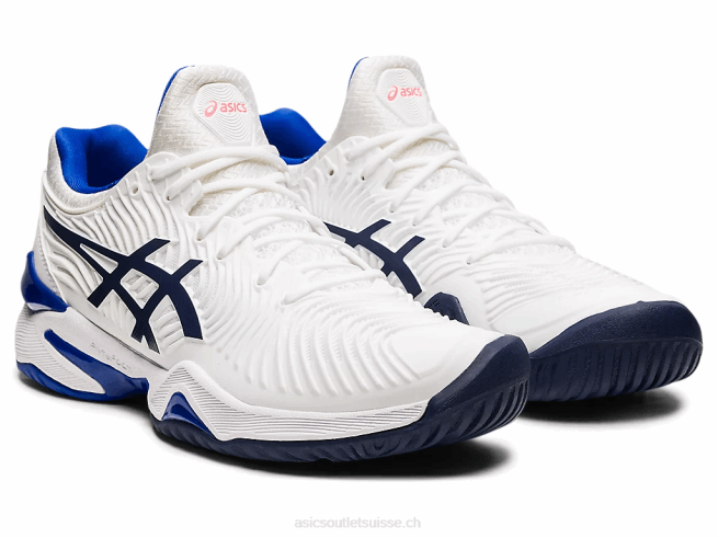 cour ff 2 blanc/bleu lapis-lazuli Asics L6N0K3902