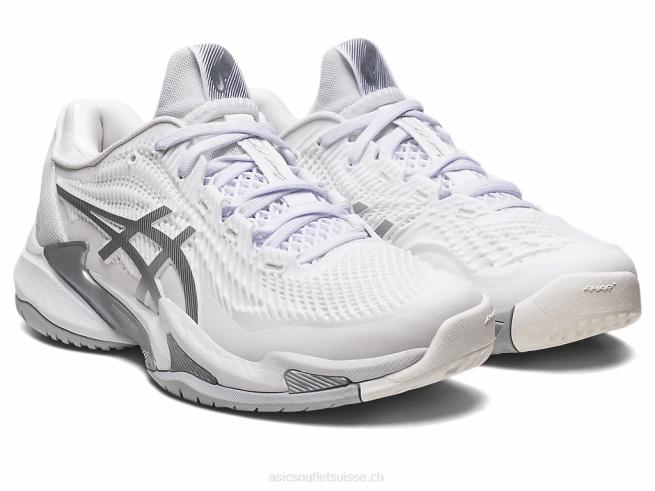 cour ff 3 blanc/argent pur Asics L6N0K2587
