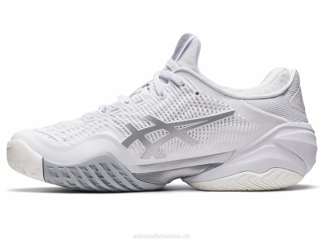 cour ff 3 blanc/argent pur Asics L6N0K2587