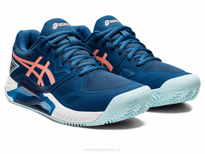 gel-challenger 13 argile indigo clair/goyave Asics L6N0K3605