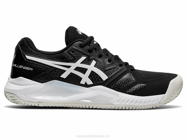 gel-challenger 13 argile noir blanc Asics L6N0K3656