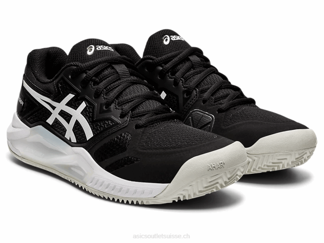 gel-challenger 13 argile noir blanc Asics L6N0K3656